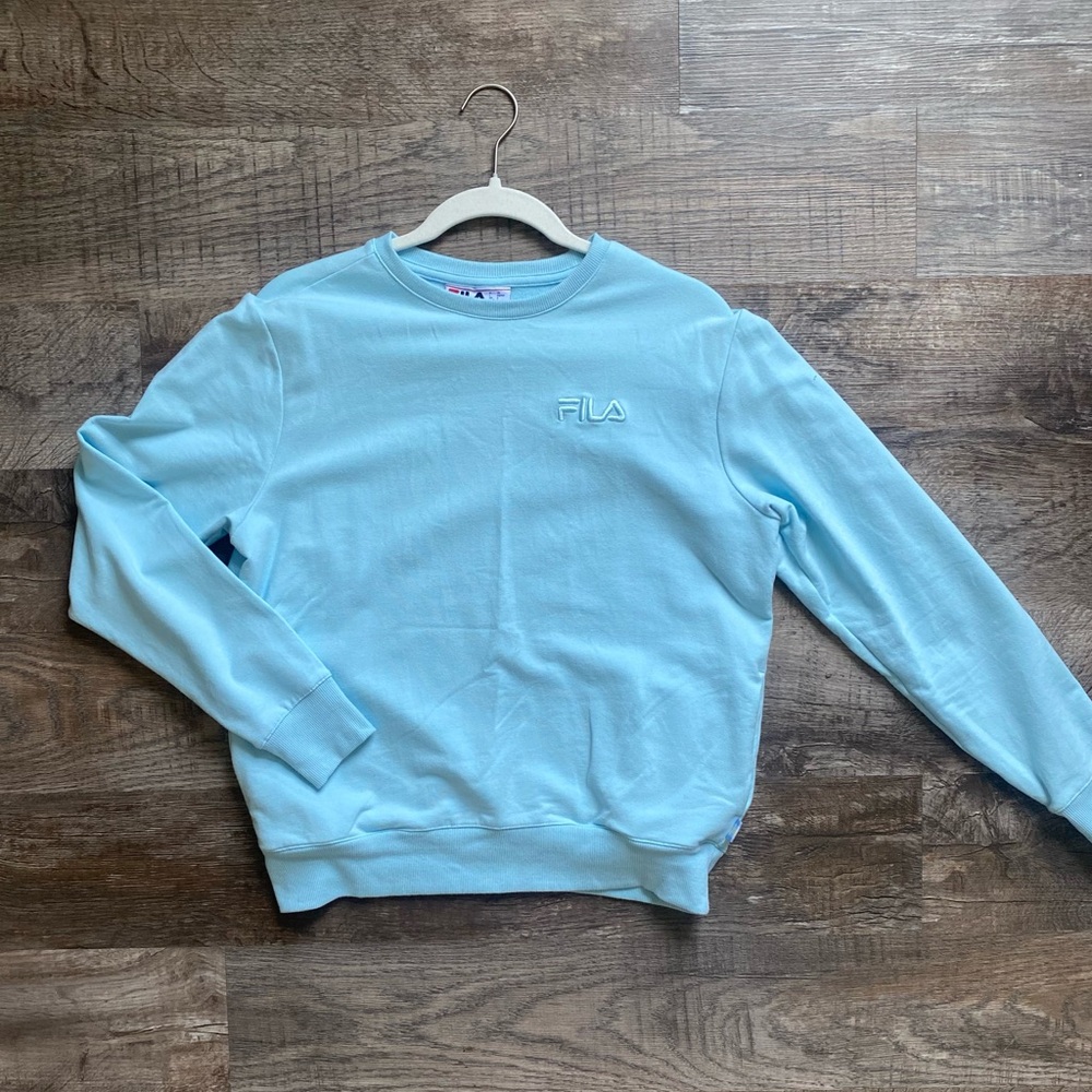 Fila Baby Blue Crewneck, like new